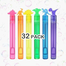 YouCute 32 Pack Mini Bubble Wands - Party Favors for Kids