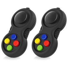 WTYCD Fidget Retro Game Pad - 8 Functions, 2 Pack