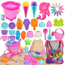 Toy Life Beach Toys For Kids Ages 4-8, Sand Toys, Sandbox Toys, Beach Toys For Toddlers 1-3, Sand Bucket, Sand Castle Building Kit, Beach Bucket, Summer Toys