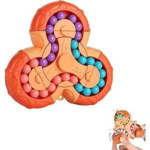 Yudansi Magic Bean Puzzle Toy, Rotating Magic Bean Fidget Toys 2-In-1, Magic Ball Brain Teaser Stem Game, Gift For Kids Boys Girls Age 3+, 5-7, 8-12, Teen, Adult For Valentine'S Day Birthday Gifts