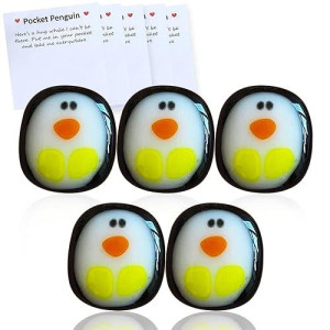 Qitiieli Mini Pocket Penguin Hug Stress Relief Toy - 5pcs