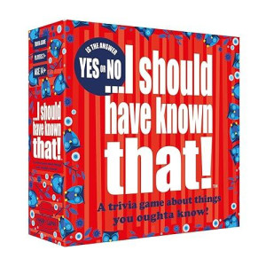 I Should Have Known That Trivia Game Yes Or No Edition By Hygge Games, Red, Box Size 5.7 X 5.7 X 1.8 Inches (21224)