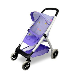 Baby Doll Stroller For 18 Inches American Girl Dolls With Multi Function. (Da422-Purple)…