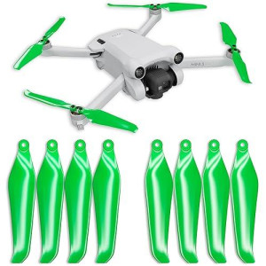 Master Airscrew Stealth Propellers For Dji Mini 3 Pro & Mini 4 Pro - Green, 4 Propellers In Set