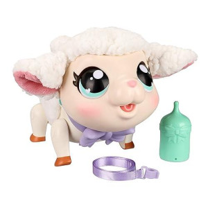 Little Live Pets - My Pet Lamb Soft And Wooly Interactive Toy Lamb That Walks, Dances 25+ Sounds & Reactions For Kids, Ages 5+