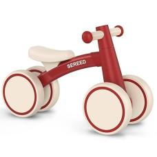 Sereed Balance Bike For 1 Year Old, 10 Inches Aluminum Frame, Red (Ud30), Baby'S First Bike For Boys And Girls, Aiding Babies In Learning To Walk And Develop Balance