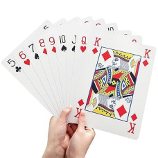 Yuanhe Jumbo Playing Cards - Giant 8x11 Inch Poker Deck