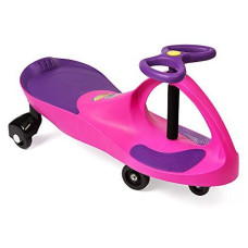 Plasmacar The Original By Plasmart  Pink/Purple  Ride On Toy, Ages 3 Yrs And Up, No Batteries, Gears, Or Pedals, Twist, Turn, Wiggle For Endless Fun