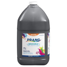 Prang Ready-To-Use Washable Tempera Paint, 1 Gallon Bottle, Black (10609)