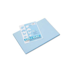 Pacon Tru-Ray Sky Blue Construction Paper, 12x18, 50 Sheets