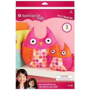 American Girl Pink Owl Bedroom Decor Girls Craft Kit