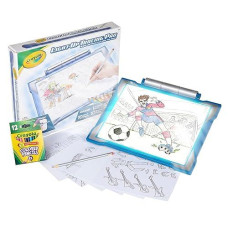 Crayola Light Up Tracing Pad - Blue, Tracing Light Box For Kids, Drawing Pad, Toys For Kids, Gift For Boys & Girls, Ages 6, 7, 8