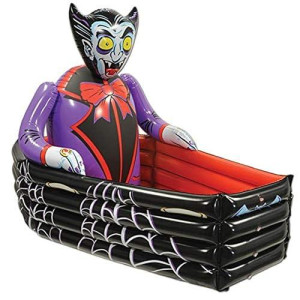 Beistle Halloween Inflatable Dracula Coffin Cooler 30" x 3.5