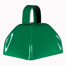 Windy City Novelties Metal Cowbell Novelty Noise Makers - 3 Inch - 12 Pack - Green