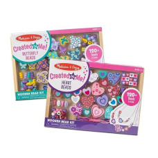 Melissa & Doug Wooden Bead Set - 250+ Multi-color Beads