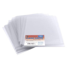 Jack Richeson 689090 Carve 36 Pack Etching Plate, 5" X 7", Clear