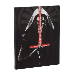 Underground Toys Star Wars Kylo Ren Illuminating Canvas Wall Art