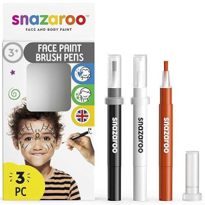 Snazaroo Face Paint Brush Pen, Set Of 5, Halloween