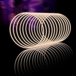 Glow Fever Glow Sticks Bulk 100Ct 22'' Glow Necklaces With Connectors, Neon Light Sticks For Party Festivals Raves Concert Birthday Wedding, Peach