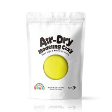 Sago Brothers Modeling Clay For Kids - Yellow, 7 Oz Molding Magic Clay For Kids Air Dry, Super Soft Clay For Diy Slime, Ultra Light Air Dry Modeling Clay For Toddlers Children Teens