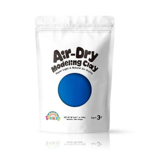 Sago Brothers Modeling Clay For Kids - Blue, 7 Oz Molding Magic Clay For Kids Air Dry, Super Soft Clay For Diy Slime, Ultra Light Air Dry Modeling Clay For Toddlers Children Teens