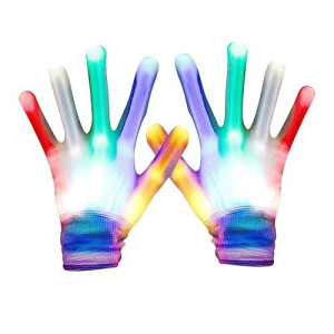 Viposoon Toys For Teen Girls Boys, Led Flashing Gloves Novelty Gifts For Kids Best Gifts Toys For 10-15 Years Old Boys Girls Halloween Costume Christmas Birthday Glow Party Favor