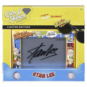 Etch A Sketch Classic, Stan Lee Limited-Edition Drawing Toy With Magic Screen, For Ages 3 And Up