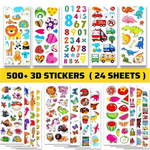 Beestech Dinosaur Reward Stickers for Kids - 24 Sheets