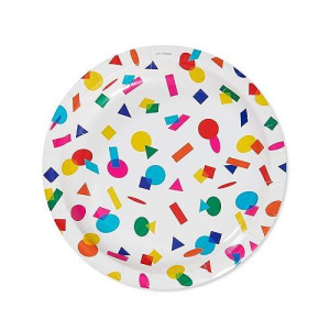 American Greetings Rainbow Dessert Plates, 36-Count