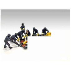 American Diorama 1:43 Pit Crew Figures Set (Team Blue)