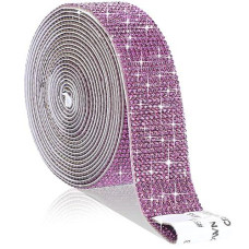 Zonon Purple Rhinestone Strips 1.06" x 3 Y