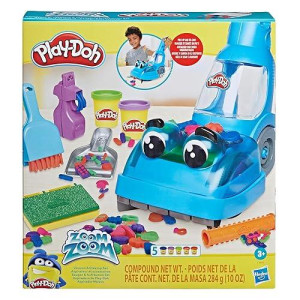 Play-Doh Zoom Vacuum Toy with 5 Cans - Multicolor, Small