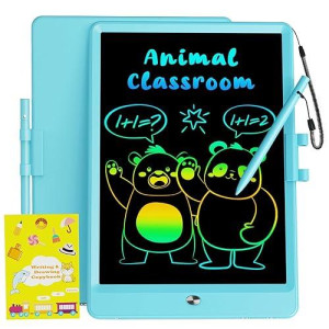 UCIDCI 10" LCD Writing Tablet - Blue Doodle Board for Kids