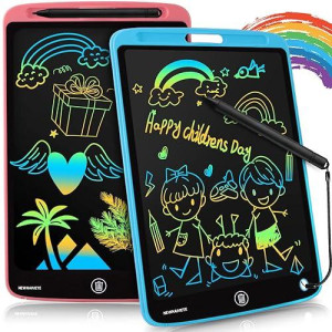 Newnaivete 10" LCD Writing Tablet for Kids - Blue & Pink