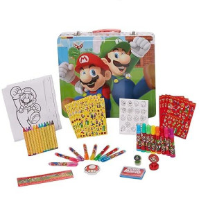 Innovative Designs Super Mario Activity Set with Art Supplies