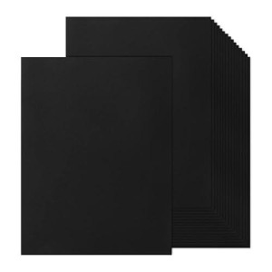 100 Sheets Black Cardstock 8.5 X 11 Thick Paper, Goefun 80Lb Card Stock Printer Paper For Halloween, Invitations, Scrapbooking, Crafts, Diy Cards