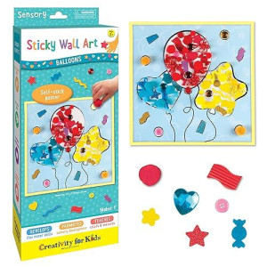 Creativity for Kids Sticky Wall Art - Balloons, Ages 3-4+