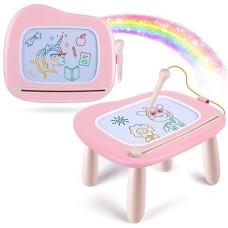 Smasiagon Magnetic Drawing Board for Toddlers - Baby Pink