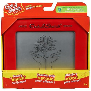 Etch A Sketch, Original Magic Screen, 86% Recycled Plastic, Sustainably-Minded Classic Kids Creativity Toys For Boys & Girls Ages 3+