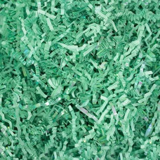 Magicwater Supply - 2 Oz - Diamond Mint Green - Crinkle Cut Paper Shred Filler Great For Gift Wrapping, Basket Filling, Birthdays, Weddings, Anniversaries, Valentines Day, And Other Occasions