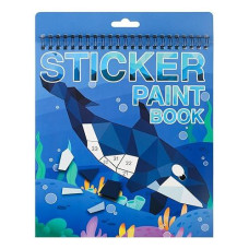 Ocean Theme Crafts For Kids Ages 4-8 Sticker Paint Books, Sticker Book For Boys And Girls Birthday Gifts Party Favor, Travel Toys For Toddlers For Learning