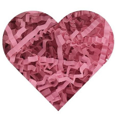 Crinkle Paper For Gift Box (1/2 Lb) Crinkle Cut Paper Shred Filler,Shredded Paper Filler Packing Gift Wrap Easter Basket Grass Filler-Pink