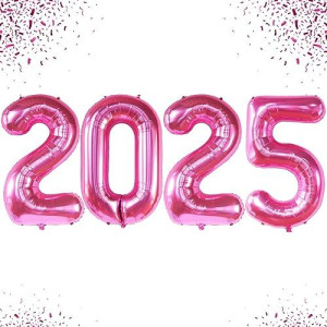 Katchon, Huge Graduation 2025 Balloons - 42 Inch | 2025 Pink Balloons For Happy Graduation Decorations 2025 | Graduation Party Decorations | Graduation Balloons, Graduation Decorations Class Of 2025