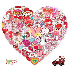 Xzentira, 103 Pcs Valentines Day Stickers, Love Stickers, Waterproof Vinyl Stickers For Water Bottle, Laptop, Gifts, Skateboard, Valentine'S Day Wall, Window Decorations, Valentines Party Decorations