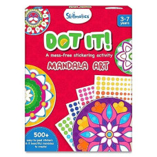 Skillmatics Art Activity - Dot It Mandala Art, No Mess Sticker Art For Kids, Diy Craft Kits, Scrapbooking, Gifts For Toddlers, Girls & Boys Ages 3, 4, 5, 6, 7