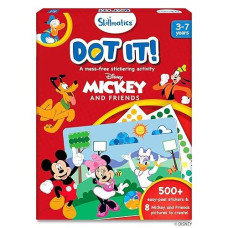 Skillmatics Art Activity - Dot It Disney Mickey And Friends, Mess-Free Sticker Art For Kids, Diy Craft Kits, Scrapbooking, Gifts For Boys & Girls Ages 3, 4, 5, 6, 7