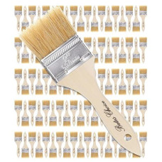 Bates- Chip Paint Brushes, 2 Inch, 96 Pack, Chip Brush, Brushes For Painting, Paint Brushes, Stain Brushes For Wood, Natural Bristle Paint Brush, 2 Inch Paint Brush, Chip Paint Brushes For Paint