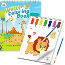 Zmlm Paint With Water Books For Kids - Easter Basket Stuffers Mess Free Coloring Activity For Toddlers - Arts & Crafts Gifts Toys For Valentines Birthday Christmas Boy Girls Ages 4 5 6 7 8(Dinosaurs)