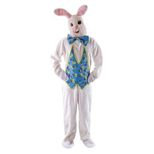 Orion Costumes Adult Easter Bunny Costume, White, One Size