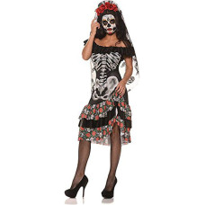 UNDERWRAPS Queen of The Dead Costume Medium Black